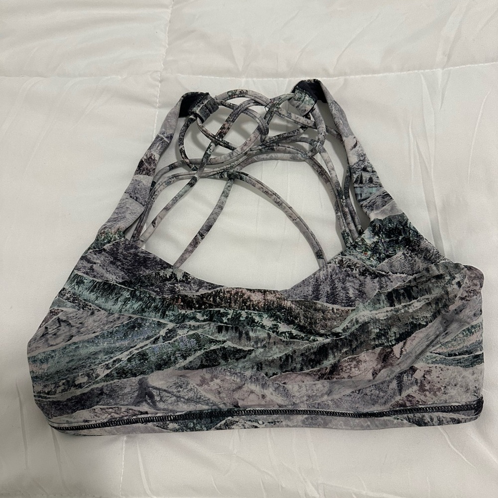 lululemon athletica Multi-Color Crop Top